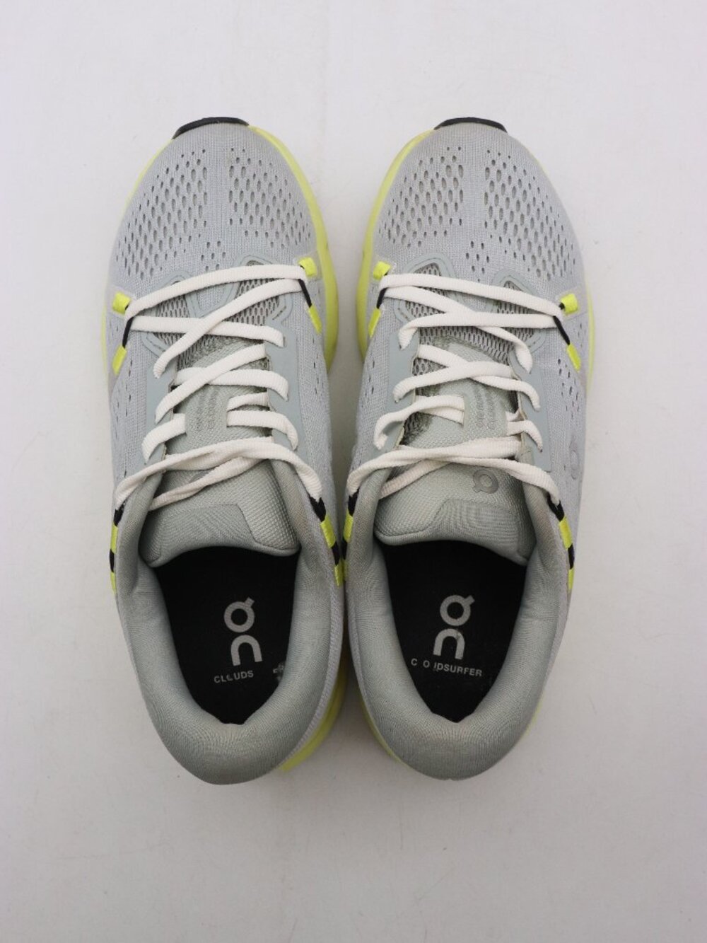 On Running CloudSurfer Women’s Size 7.5 Gray Green Running Athletic Sneaker - Picture 7 of 10